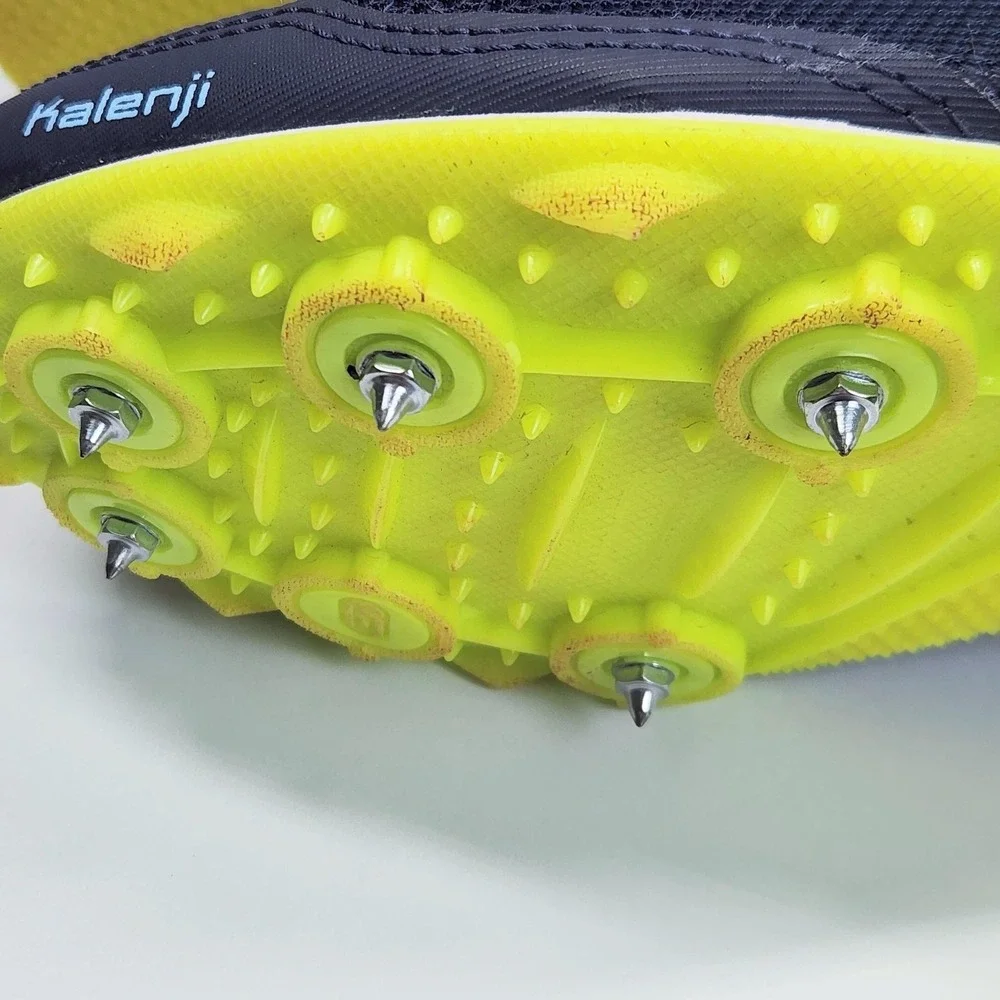 Kalenji AT Start Shoes Womens Size 8 Navy Track Spikes Racing Athletic